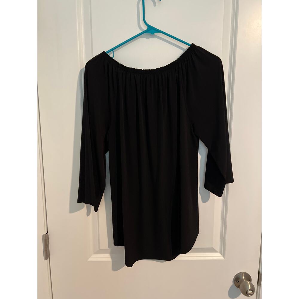 Chico's Knit Kit Off-the-Shoulder Zip Top – Size 1 (S/8) - Picture 5 of 5